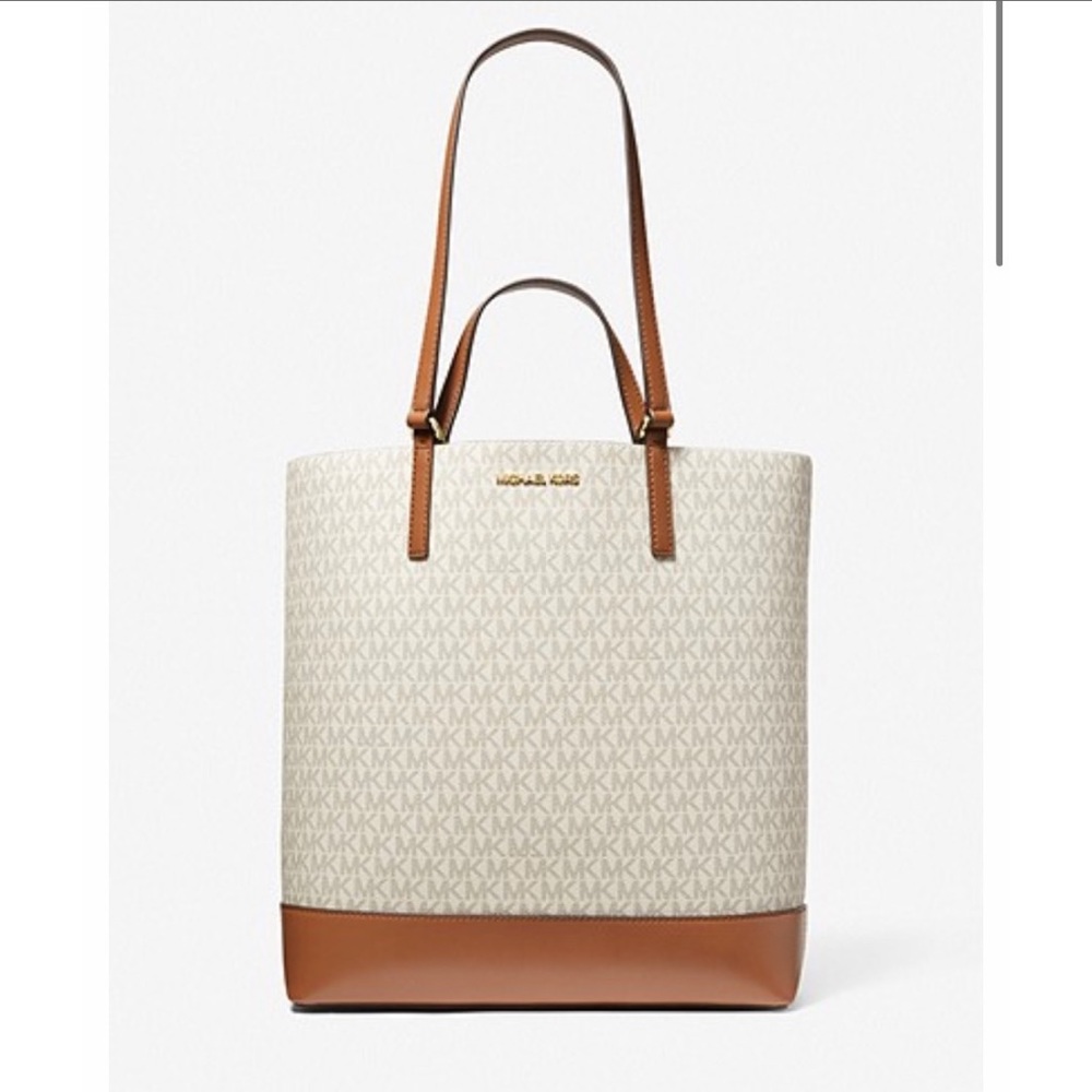 Michael Kors Kelli Large Two-Tone Tote Bag NWT